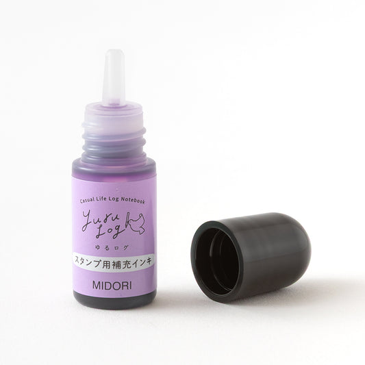 Midori Yuru Log Stamp Pre-inked Refill Ink Purple, Midori, Yuru Log, Pre-inked Refill Ink, Ink Refill, Stamp Ink Refill, WashiWednesday
