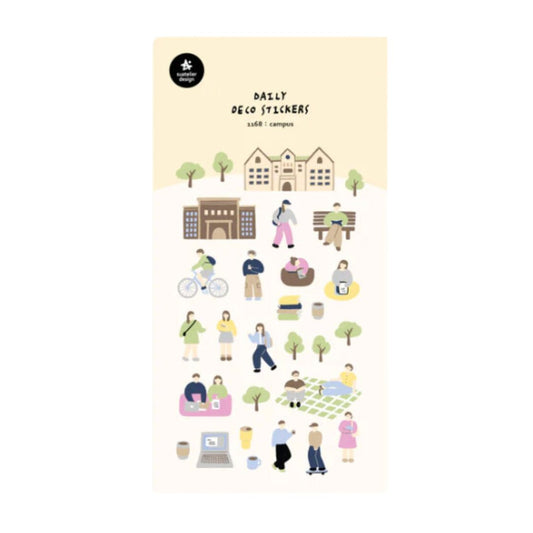Suatelier Daily Deco Sticker - Campus