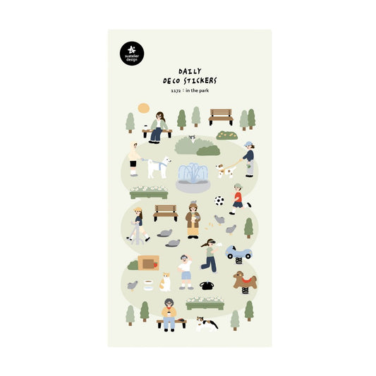 Suatelier Daily Deco Sticker - In the Park