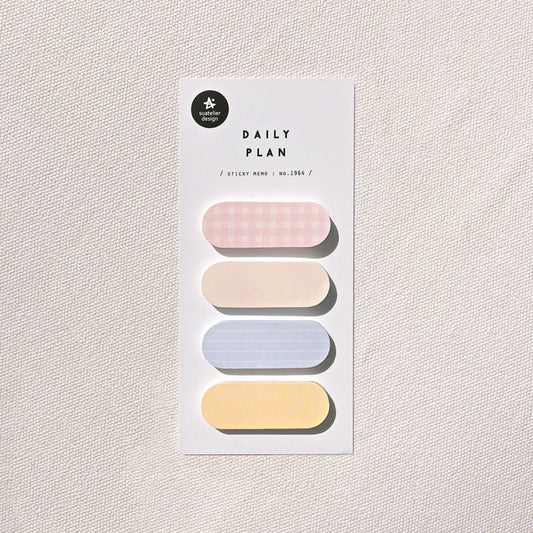 Suatelier Sticky Memo - Daily Plan .50 Pastel Grid (4)