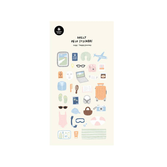 Suatelier Daily Deco Sticker - happy journey