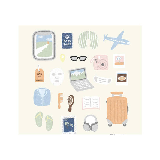 Suatelier Daily Deco Sticker - happy journey