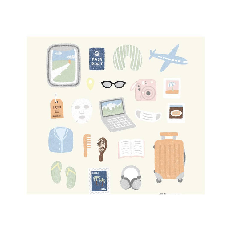 Suatelier Daily Deco Sticker - happy journey