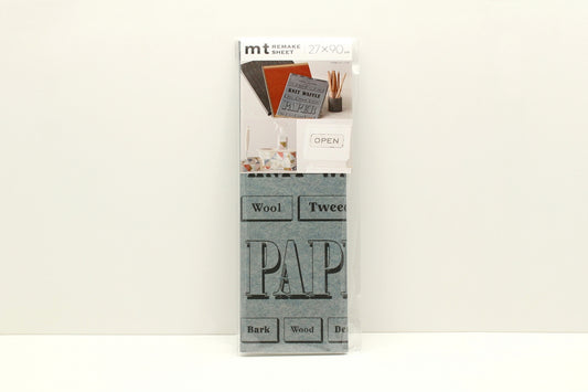 mt Remake Sheet - Vintage Typography (MTCAR0026) | Washi Wednesday