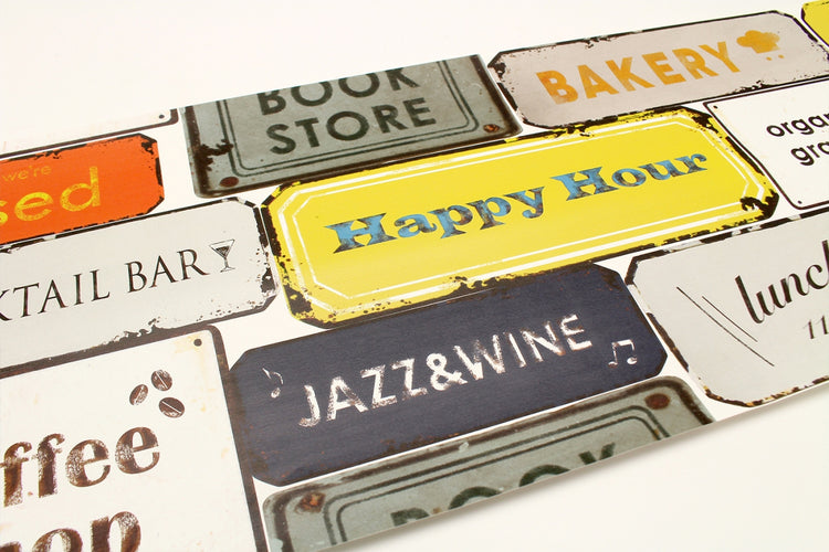 mt Remake Sheet - Vintage Sign Plate (MTCAR0030) | Washi Wednesday