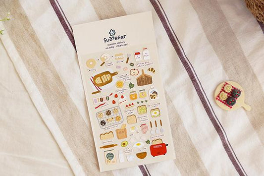 Suatelier I Like Bread Sticker (1083) | Washi Wednesday