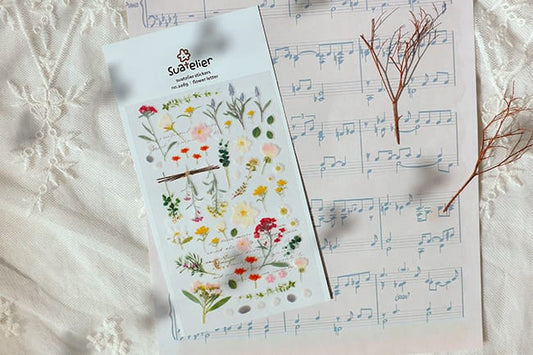 Suatelier Flower Letter sticker