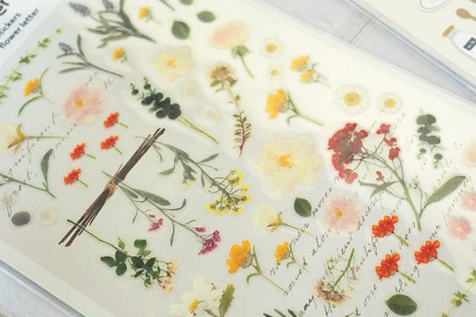 Suatelier Flower Letter sticker