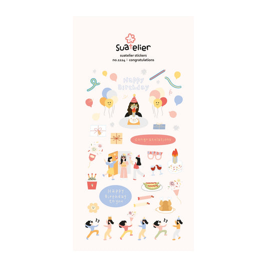 Suatelier Congratulations Sticker