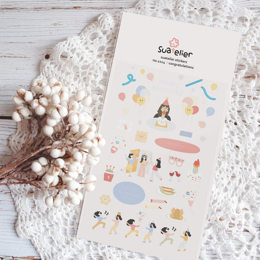 Suatelier Congratulations Sticker