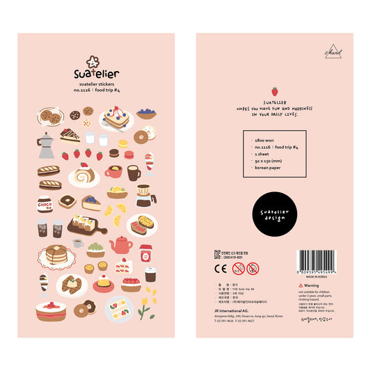 Suatelier Food Trip #4 Sticker