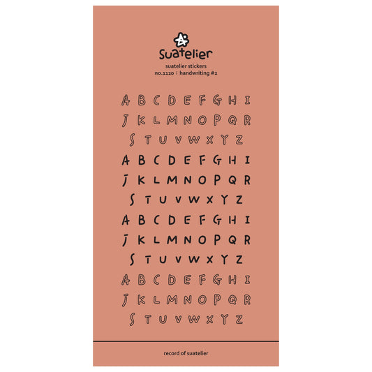 Suatelier Sticker Handwriting#2