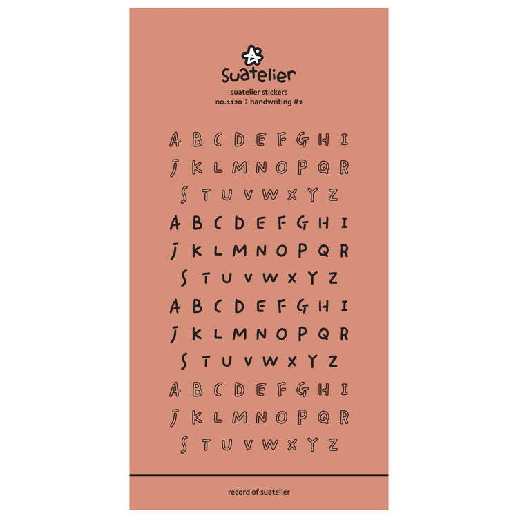 Suatelier Sticker Handwriting#2