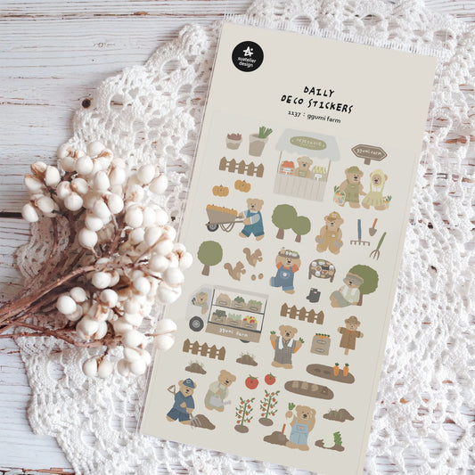 Suatelier Ggumi Farm Sticker
