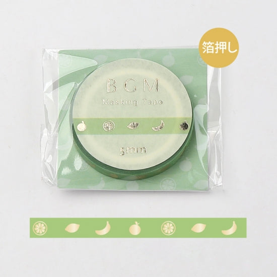 Thin Washi Tape - Green