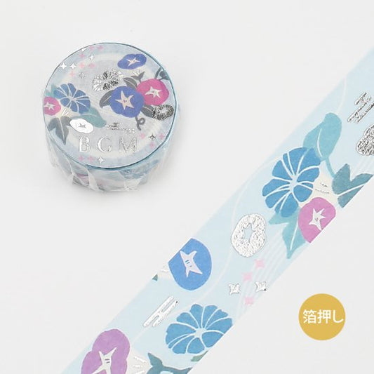 BGM Japanese / Morning Glory Washi Tape
