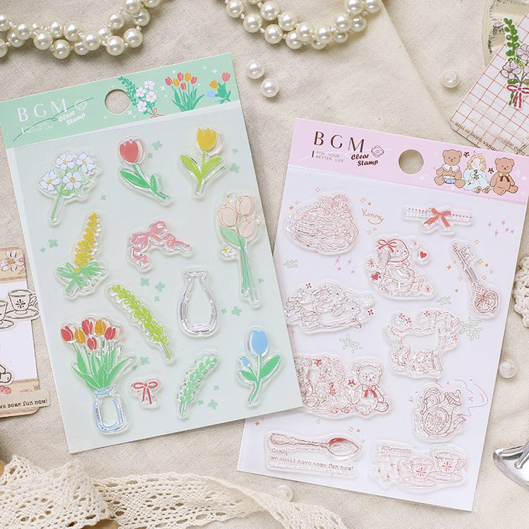 BGM Clear Stamp Fluffy Land