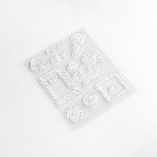 BGM Retro Stamps Clear Stamp