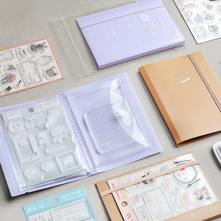 BGM Clear Stamp File Coffee