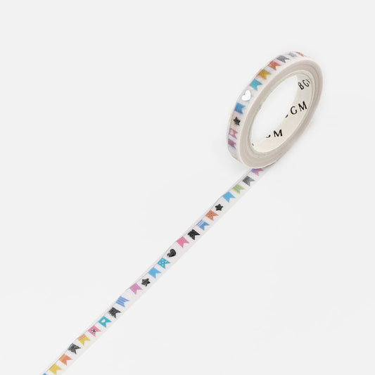 BGM Silver Garland Washi Tape