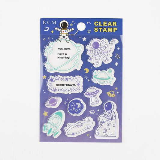 BGM Space Flight Clear Stamp