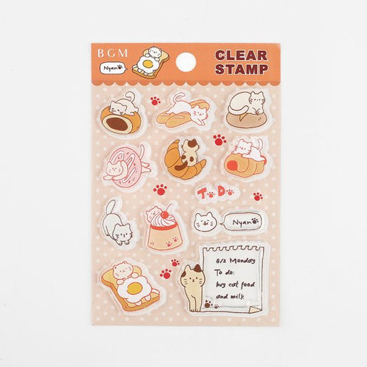 BGM Sweet Bun Cat Clear Stamp