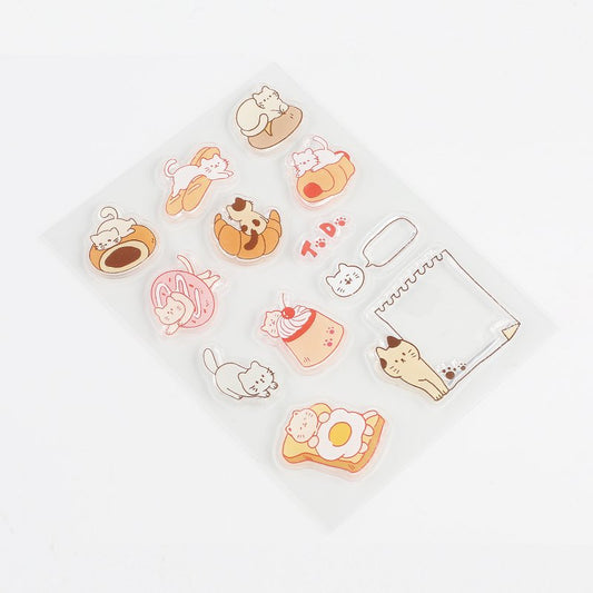 BGM Sweet Bun Cat Clear Stamp