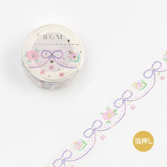 BGM Embroidery / Purple Washi Tape