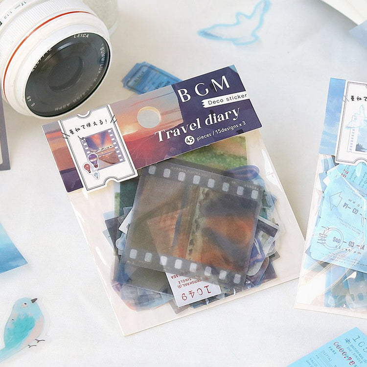 BGM Travel Diary / Worldwide Tracing Paper Seal