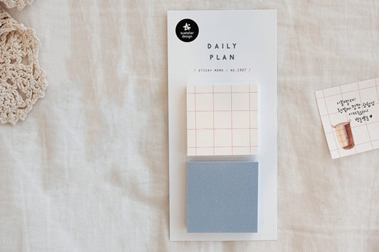 Suatelier Daily Plan Grid Sticky Memo