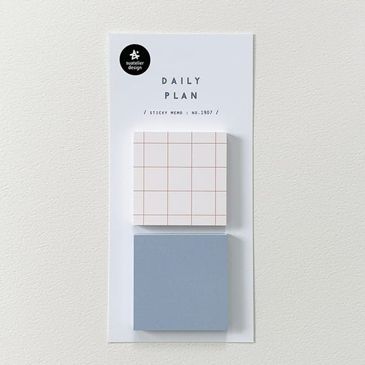Suatelier Daily Plan Grid Sticky Memo