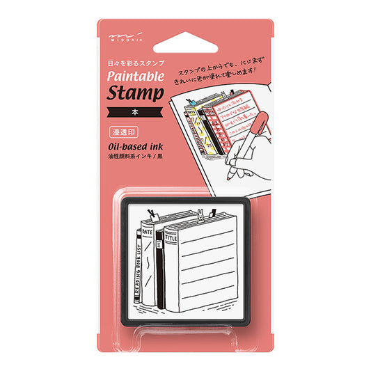 Midori Paintable Stamp Pre-inked Book