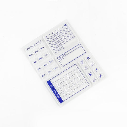 BGM Clear Stamp Record / Monthly