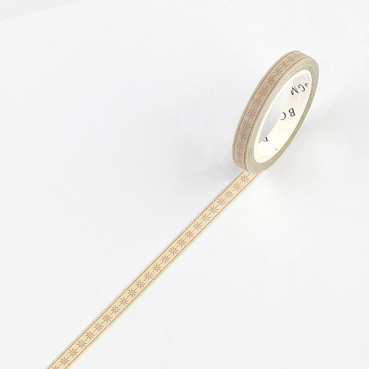 BGM Washi Tape Woven Ribbon Yellow