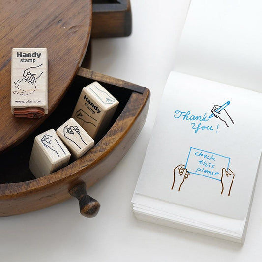 Plain Stationery Handy Stamp - E