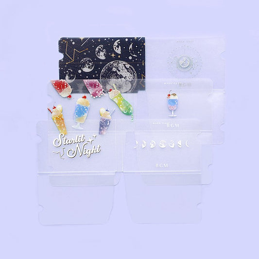 BGM Space Cream Soda Mask Storage Case