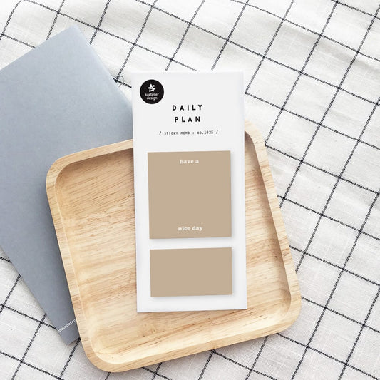 Suatelier Daily Plan 19 Sticky Memo