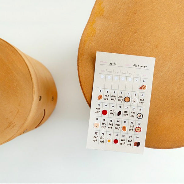 Suatelier Sticky Memo Monthly Plan