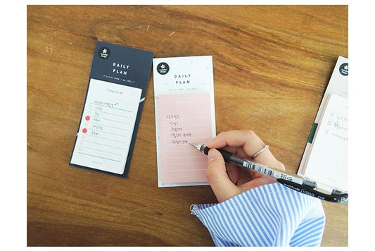 Suatelier Daily Plan Sticky Memo Black