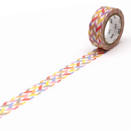 MT Deco Washi Tape Slash Red