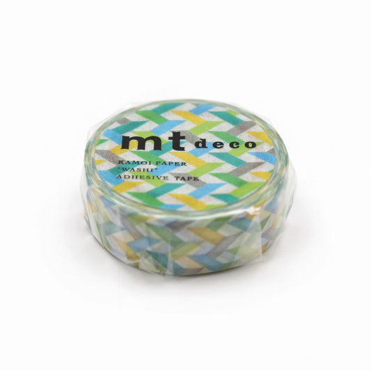 MT Deco Washi Tape Slash Green