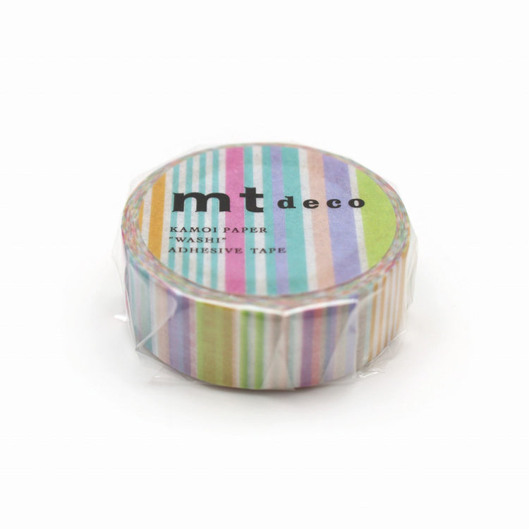 MT Deco Washi Tape Multi Border Pastell