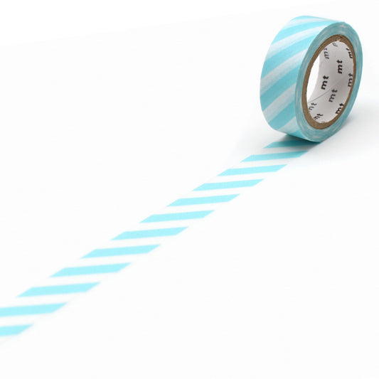 MT Deco Washi Tape Streifen Mintblau