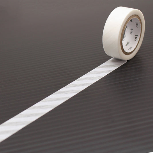 MT Deco Washi Tape Streifen Weiß