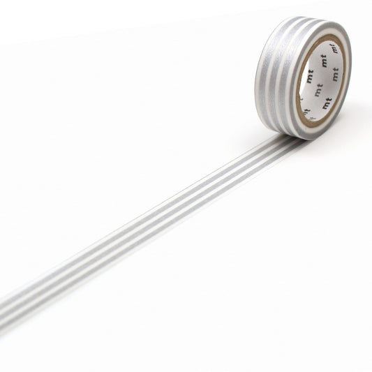 MT Deco Washi Tape Bordüre Silber 2