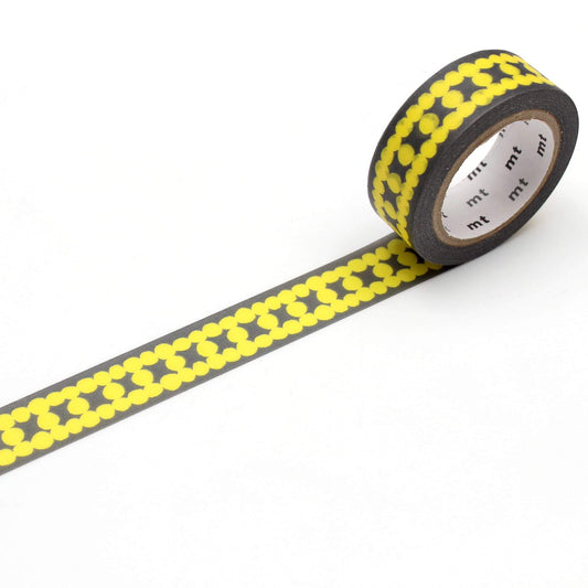 MT Masking Tape Deco Washi Tape Ladder Dot Yellow
