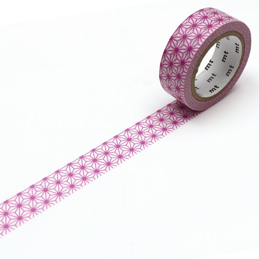 MT Deko Washi Tape Asanoha Wakamurasaki