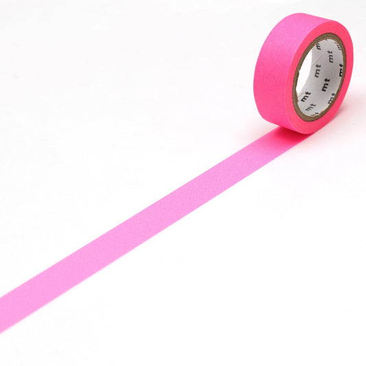 MT Basic Washi Tape Shocking Pink 7m