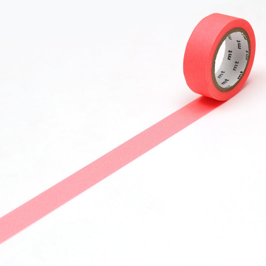 MT Basic Washi Tape Shocking Red 7m