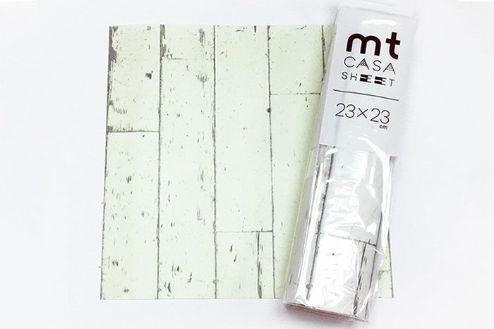 MT Masking Tape Casa Sheet (Floor) White Wooden Floor
